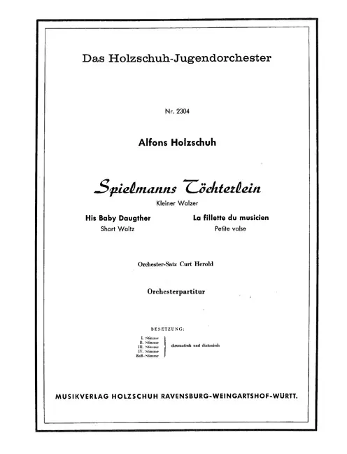 Spielmanns Töchterlein